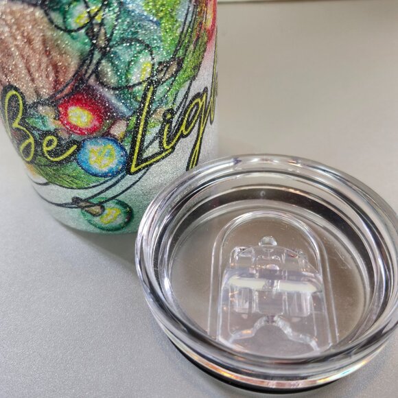 HOGG Christmas Vacation Chevy Chase Glitter Skinny Tumbler - Picture 6 of 10